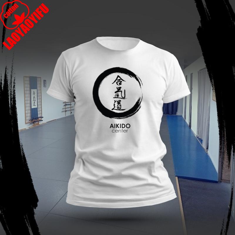 Aikido Martial Arts Printed Tshirt Woman Man Original Aiki Summer Outdoors Breathable Cotton Streetwear Vintage Clothes Tee