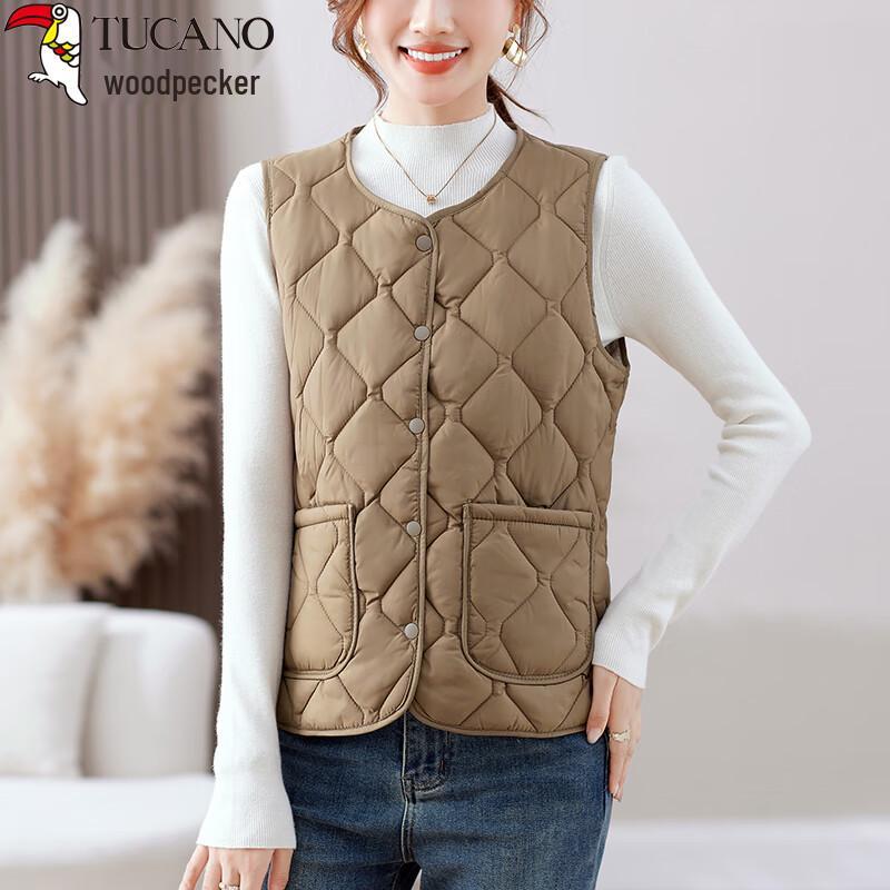 Woodpecker Women's Lightweight V-Neck Down Vest