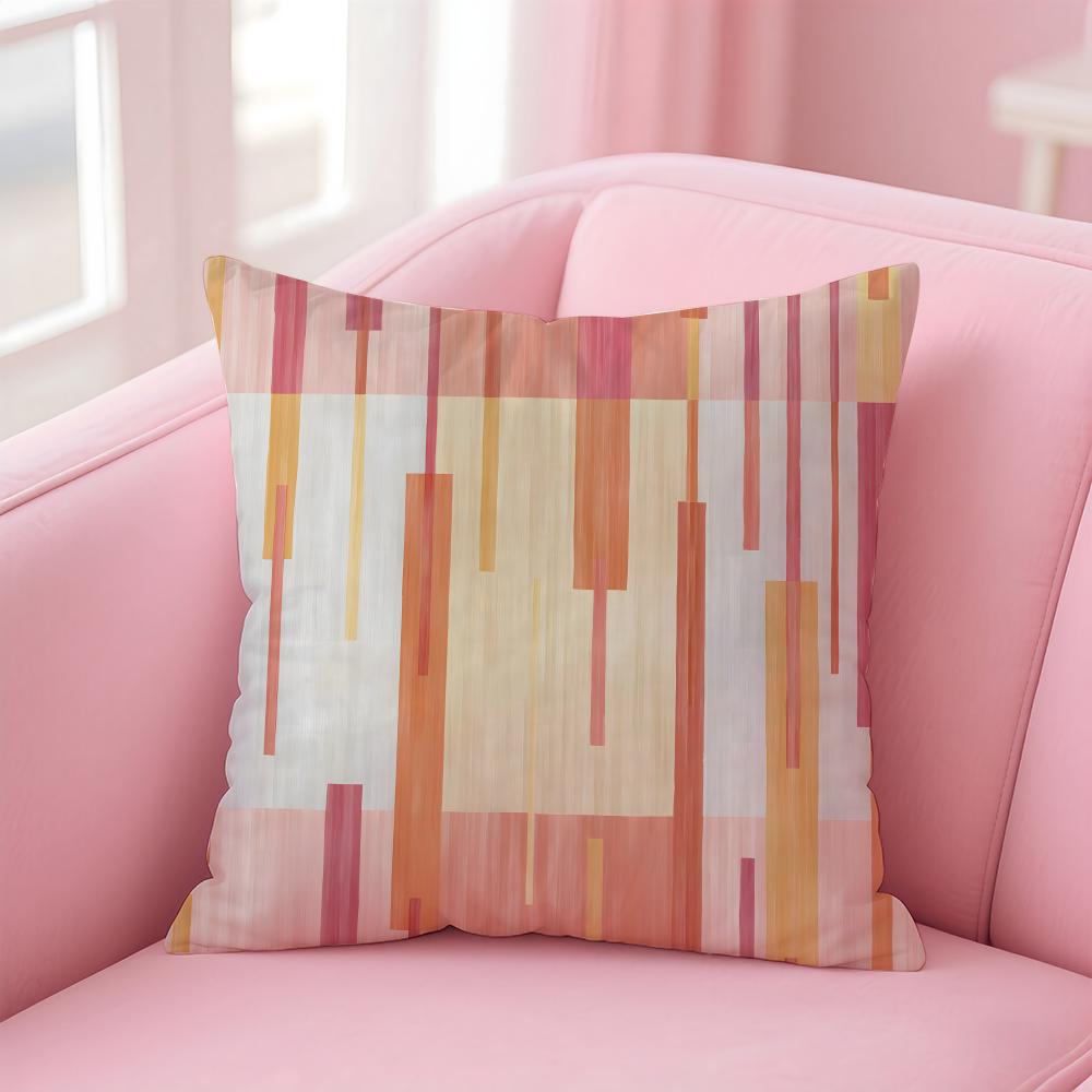 Woven Patterns Cushion Cover Comfortable Reversible Pillow Cover Ideal for Car Sofa Bedroom Beyond