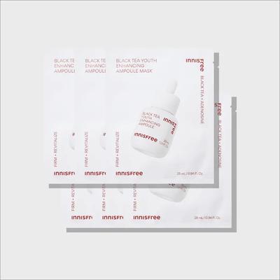 Zwarte Thee Jeugd Versterkende Ampul Masker 28 ml x 6