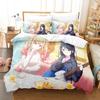 Anime Project SEKAI Hoshino Ichika  Bedding Set Boys Girls Twin Queen Size Duvet Cover Pillowcase Bed Kids Adult