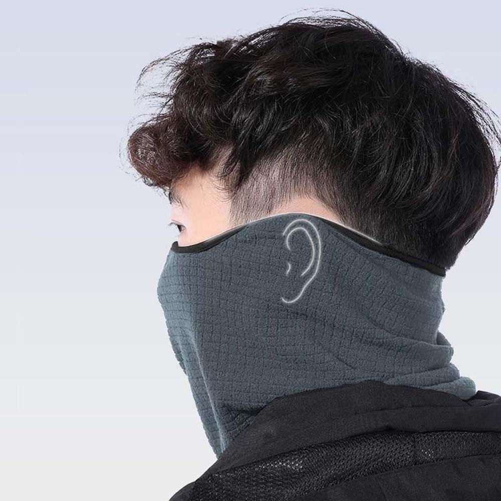 Soft Fleece Neck Warmer Thickened Face Mask Windproof Snood Thermal Collar Winter Running