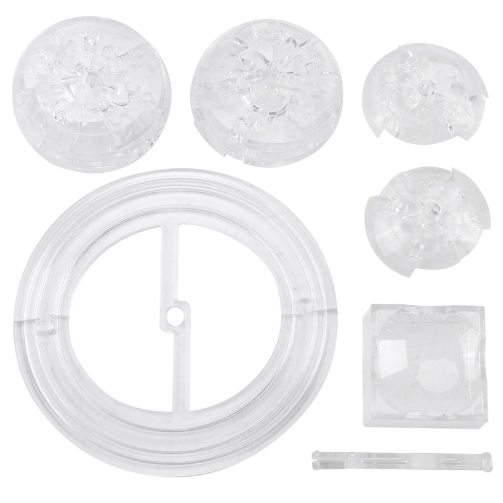 

3D кристалл блоки полупрозрачные DIY головоломки блоки СатурнShaped игрушка прозрачный