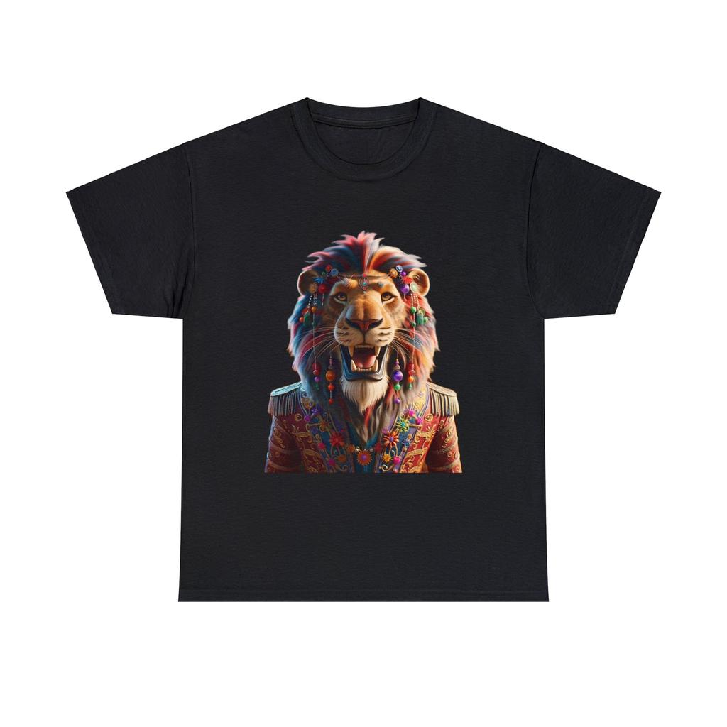 Majestic Lion Animal Graphic T-Shirt