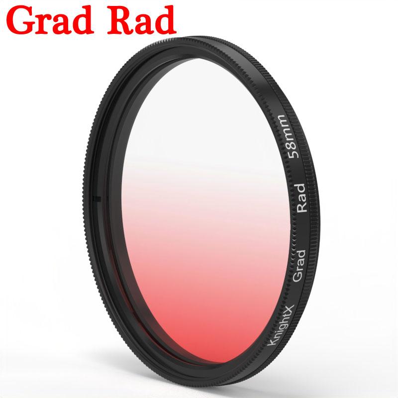 Camera Lens Camera Accessories Color Filter for Canon 49mm 52mm 55mm 58mm 67mm 77mm
