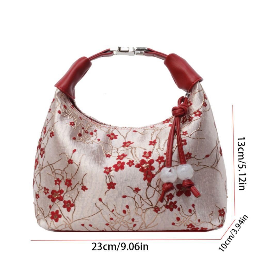 Bestickte Handtasche im chinesischen Stil Canvas Cheongsam Tasche Retro Hanfu Stickerei Handtasche Damen