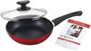 Tsutomu Ochiai IH Compatible Marble Frying Pan 20cm with Glass Lid LB-162