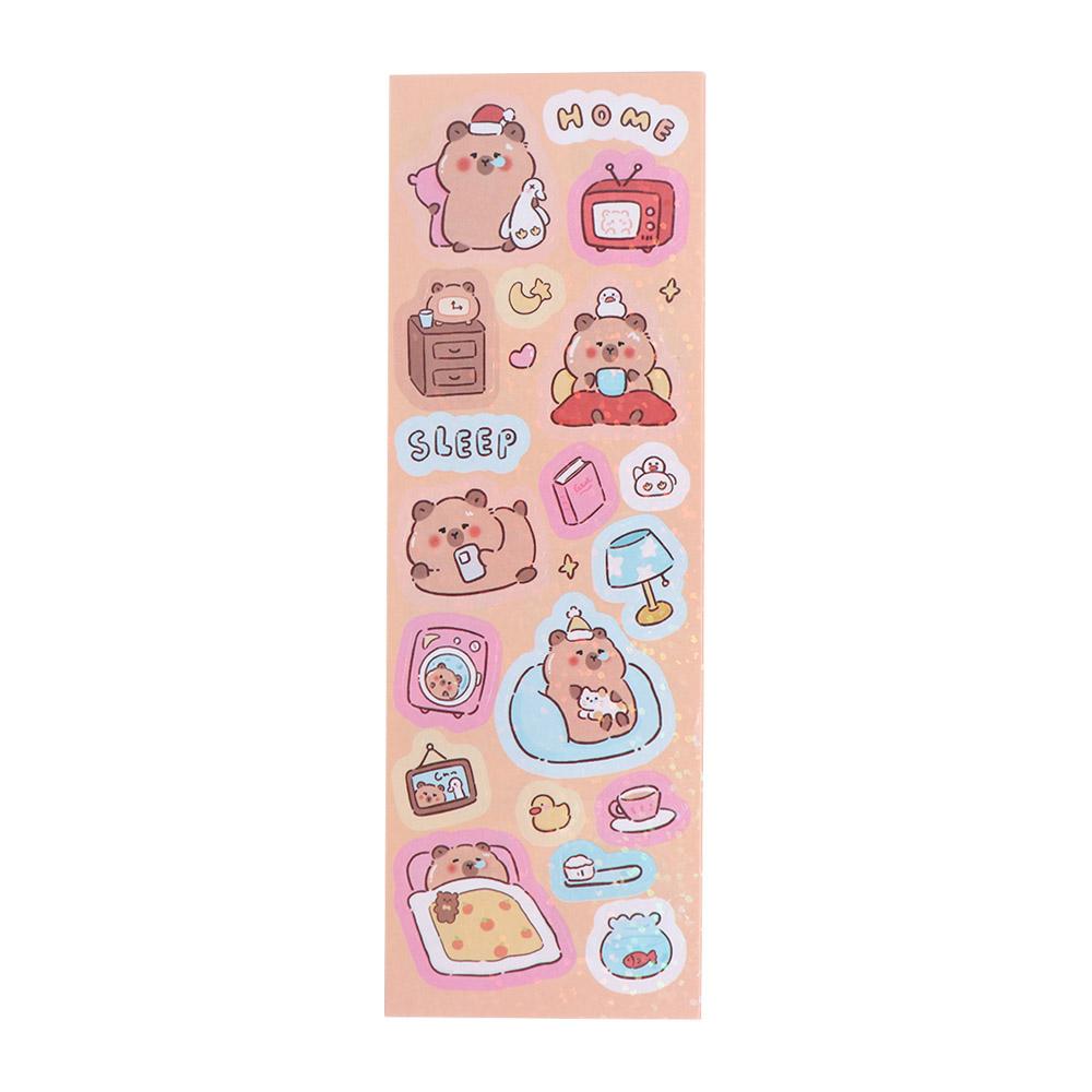 10Sheets Scrapbooking Capybara Stickers Capybara Kids Toys Sticker  Notebook