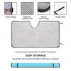 Snoopy Sunshade for Front Light Heat Suction UV Character Car 130x70cm Car, Sunshade, Blocking, Insulating, Cup, Sunshade, Protection, Foldable,