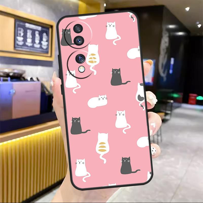 Funny Cat Collage For Honor Magic 5 6 7 8 Pro Case For Honor Win RT 50 70 90 200 400 Lite X8c X8b X9b X9c X9d