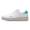 Li Ning Oneplay Rutschfeste Abriebfeste Low-Top Skateschuhe Damen Sneaker Weiß Grün AGCR190-2