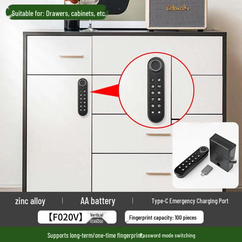 Schuhschrank Smart Fingerabdruck- & Passwortsperre für Hauseingang & Umkleideraum