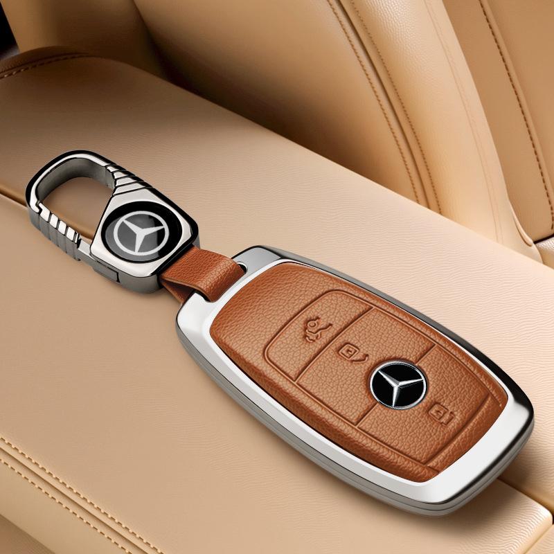 Applicable To 25 Mercedes-Benz Glc300l Key Set New C260l Men's C200l Shell Buckle S450 Bag E300L Car Eqe