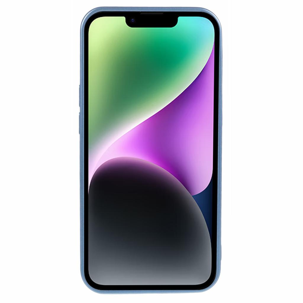 IPhone 14-ისთვის რეზინის TPU ქეისი, თავსებადი MagSafe-თან, თხელი ტელეფონის ქეისი ლინზის ფირით