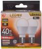 [Energy Saving Measures] Iris Ohyama LED Light Bulb E17 Wide Beam Type 40W Equivalent Warm White 2-Pack LDA4L-G-E17-4T52P