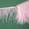 Decorative Feather Cloth Strip 10-15Cm Ostrich Hair Cloth Edge Dress Cuffs Latin Dance Skirt Diy Clothing Accessories