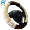 4 Colors Winter Warm FUR STEERING WHEEL COVER Size M Fit 14-15" Steering Wheel 95% Cars Free Shipping