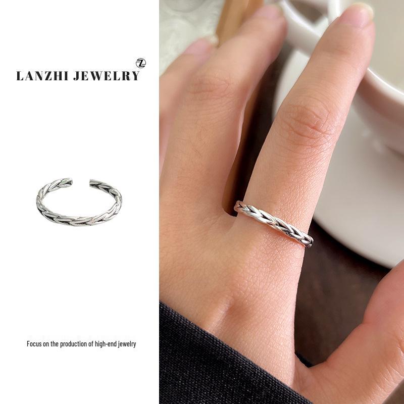 Inel Thai Argint pentru Femei, Stivuibil - Argint 925, Design de Nișă, Bijuterii Simple și Versatile