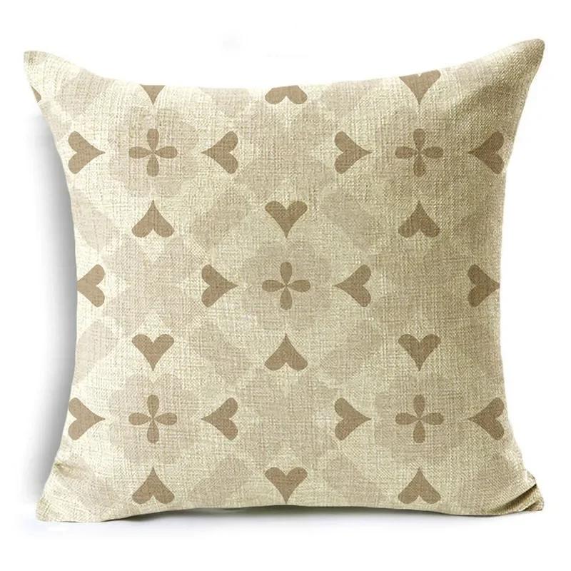 The Same Color Stitching Series Pillow Cover Creative Geometric Sofa Bay Window Bedside Cushion Cover 40*40cm/45*45cm/50*50cm