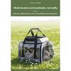 Foldable Pet Carrier Bag for Cats Small Dogs, Breathable Multi-Opening Soft Travel Tote with Padded Base and Safety Leash
