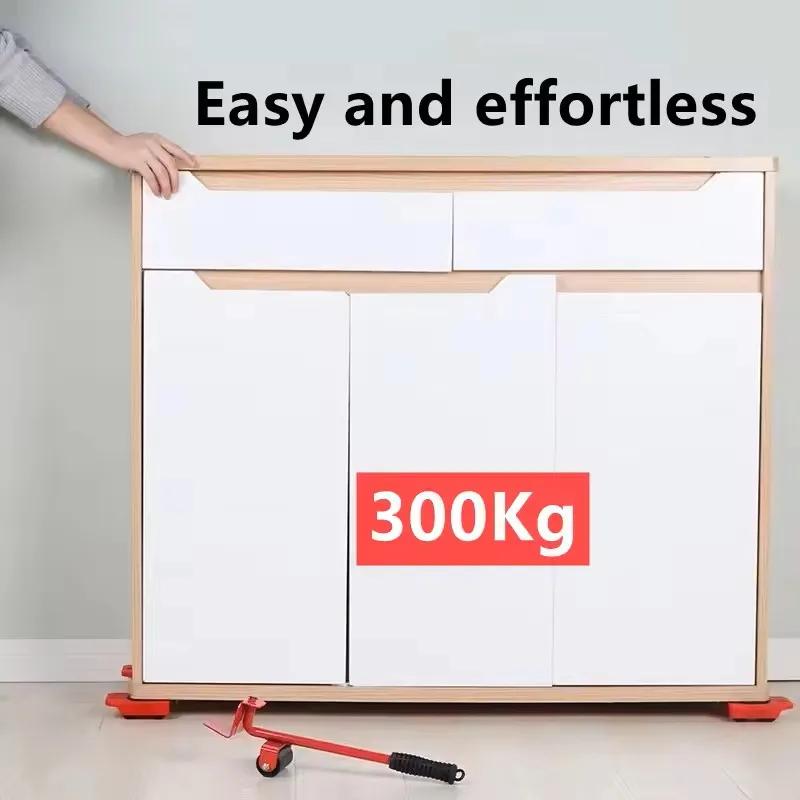 Heavy Duty Furniture Mover Multipurpose Roller Sliders for Effortless Lifting & Moving, Hardwood Floor Protector