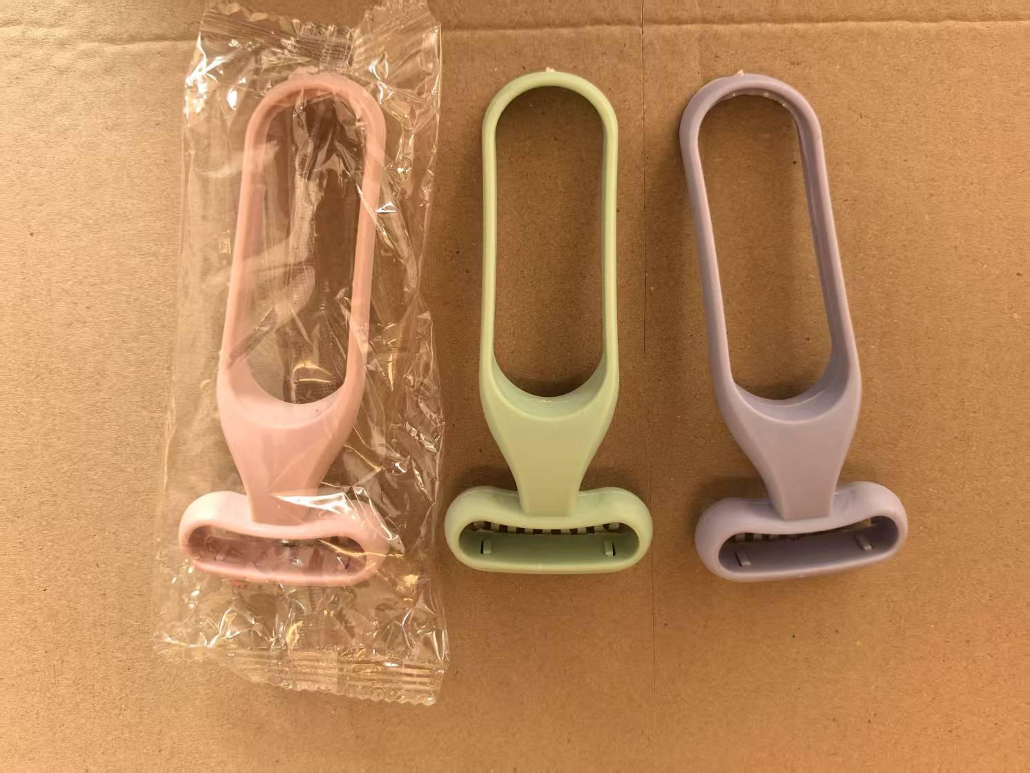 

Бритва и триммер O-типа с противоскользящим покрытием: Женская ручная бритва для подмышек, лобковых волос, ног и мужская бритва для удаления волос фиолетовый