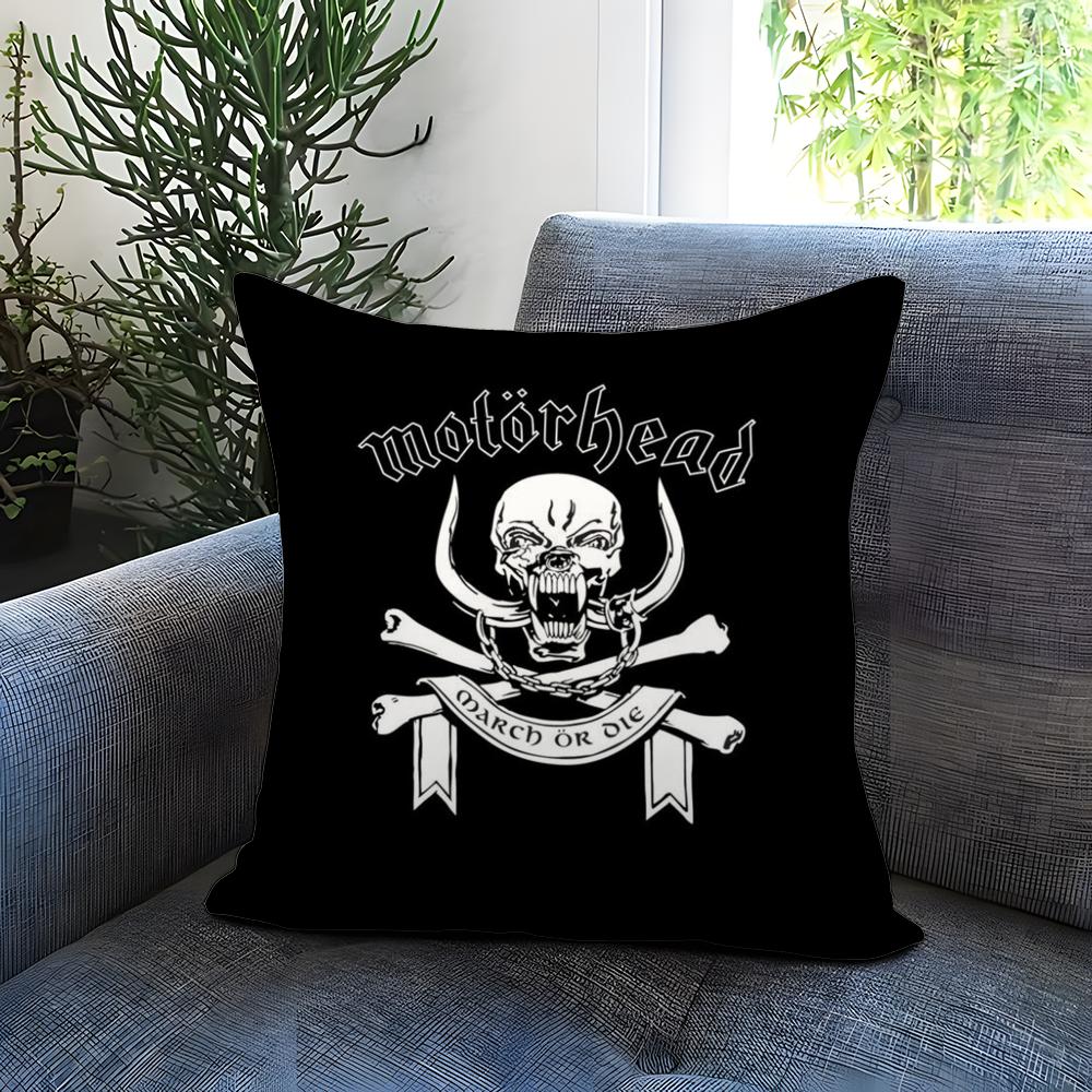 Poszewka na poduszkę Rock Band Motörhead Wygodna Dwustronna Poszewka na Poduszkę Idealna do Samochodu Sofy Sypialni i Nie Tylko