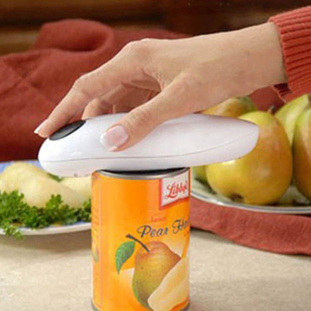 Electric Can Opener One Touch Automatic Tin Bottle &Bottle Wrench Electronic Bottle Opener