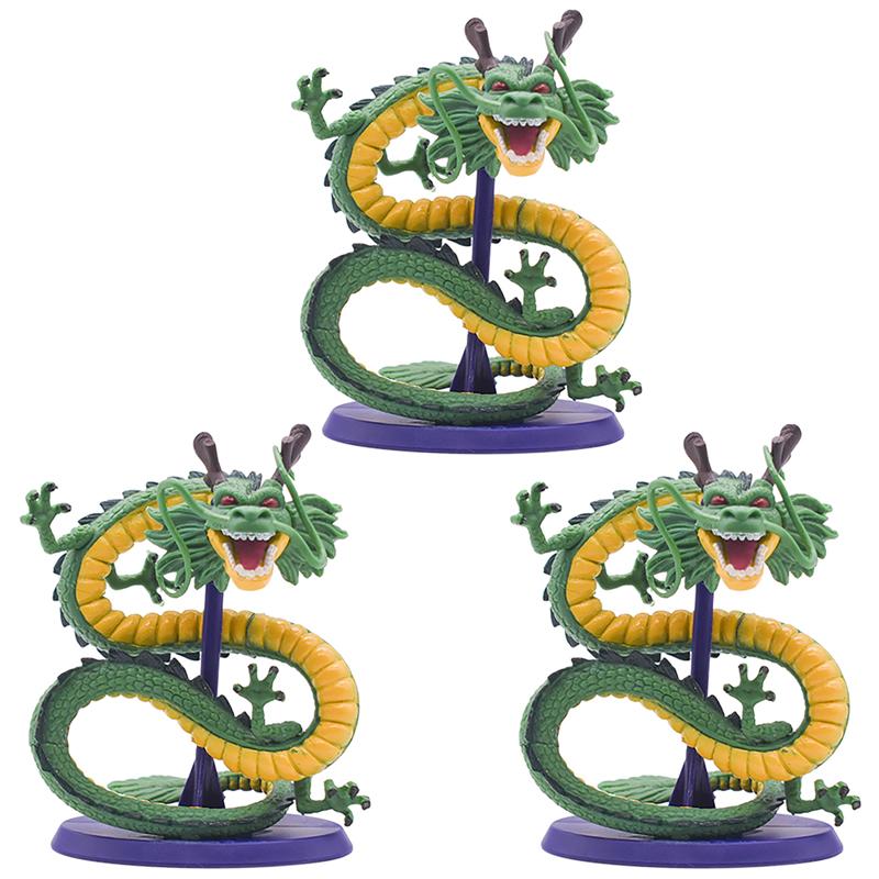 Dragon Ball Z Shenron Figurka Zabawki DBZ Kreskówka Son Goku Cyjanowy Smok Ręcznie robiona Figurka z PVC Dekoracja Anime Model Urodzinowy Lalki