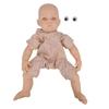 DIY Doll Parts Vinyl Reborn Doll Kit Unpainted Baby Doll Toy Accessories 22inch