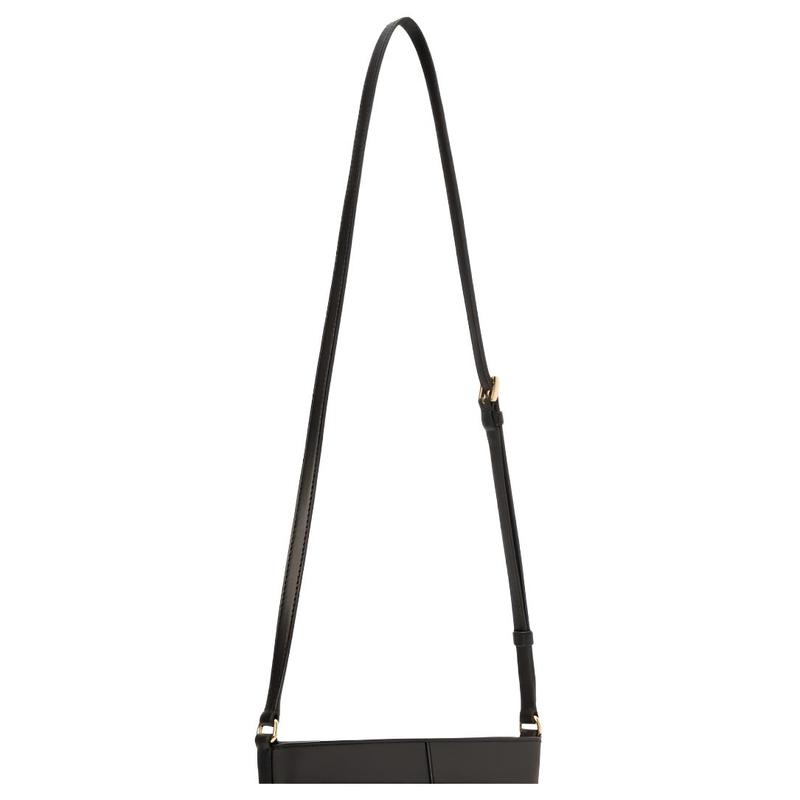 Michael Kors Jet Set Logo Zip Closure Coated Canvas Crossbody Bag Shoulder Bag Small Women's Black