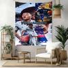 Mbappe Custom Your Name Wall Decor Tapestry Art For Pet Memorial Birthdaywedding Party Backdrop Family Gift