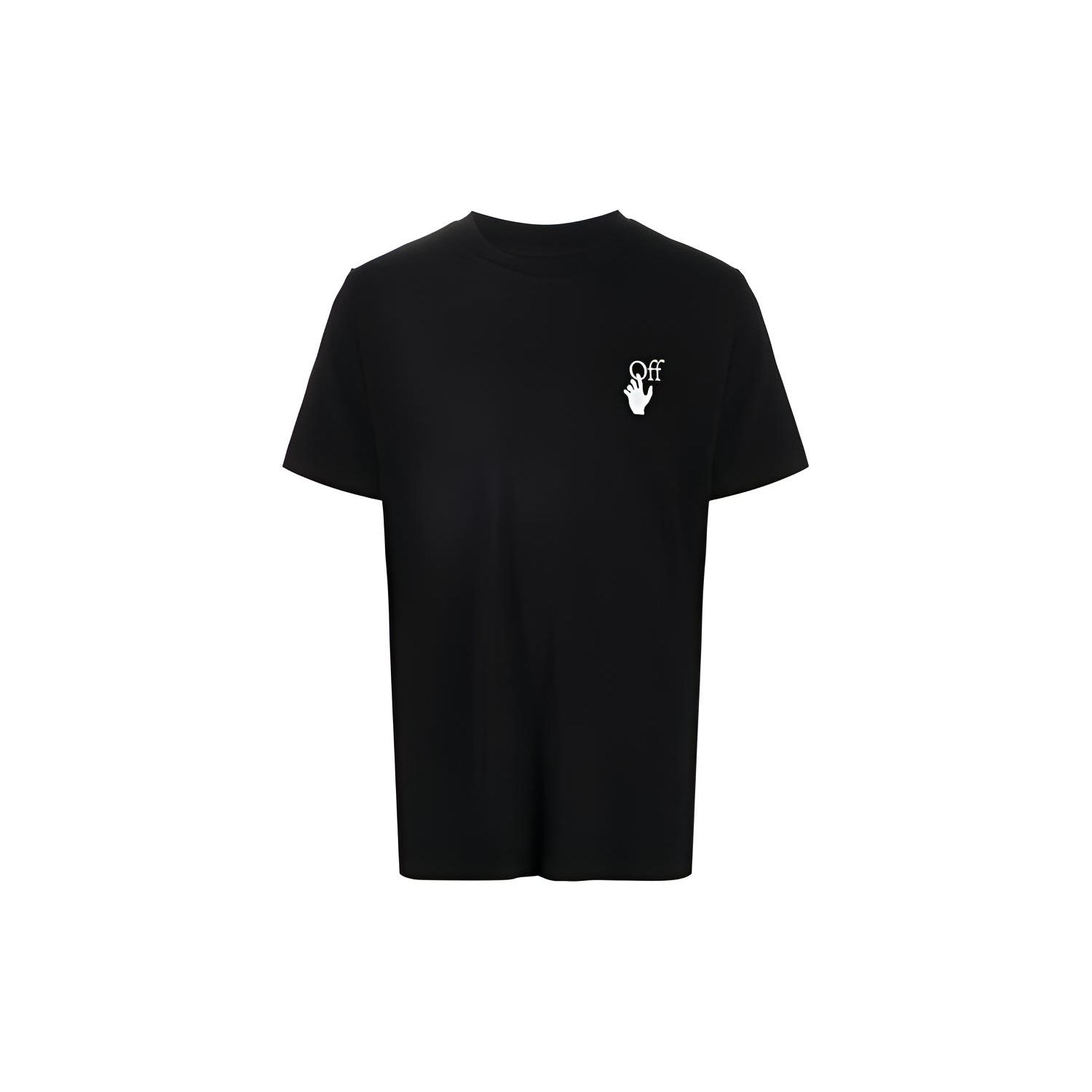 

Узкая футболка Off-White Cut Here с короткими рукавами, черные/белые мужские топы OMAA027F20FAB0091001 S