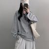 The Pink Loose FiT STripe Long Sleeve Romper T shirT