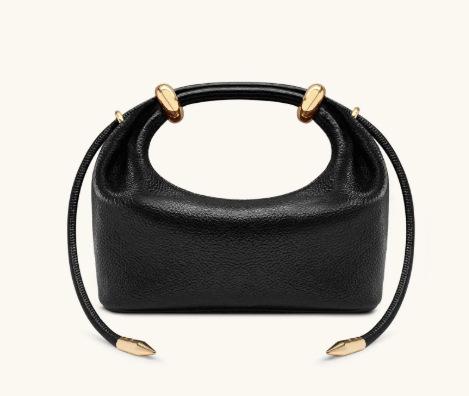 

New Women s Simple Underarm Bucket Handbag Asymmetric Metal Handheld Bag Fashiable Versatile Commuting Handbag PU Leather 25 15 20 чорний