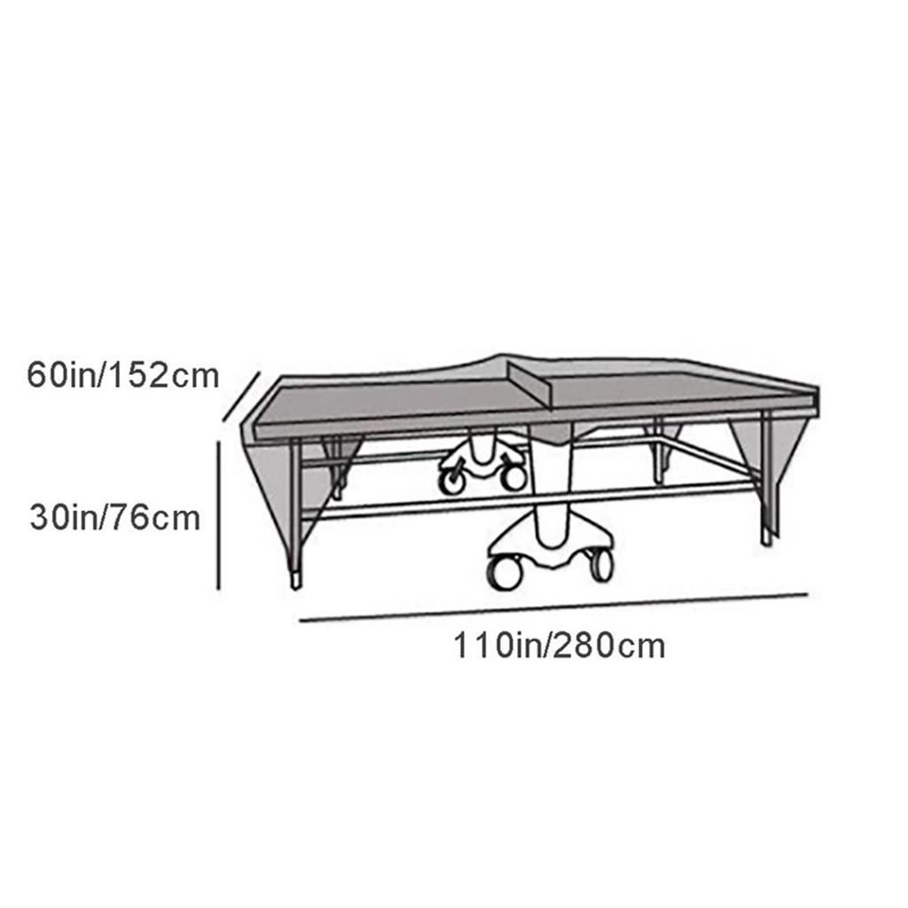 Indoor Outdoor  Pong Table Cover Water Resistant Dustproof Table Tennis Table Protective Cover