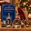 Nativity Countdown Calendar 2D Acrylic Mini Nativity Scene Ornaments Jesus Countdown Calendar Wall Decor for Window Door Wall
