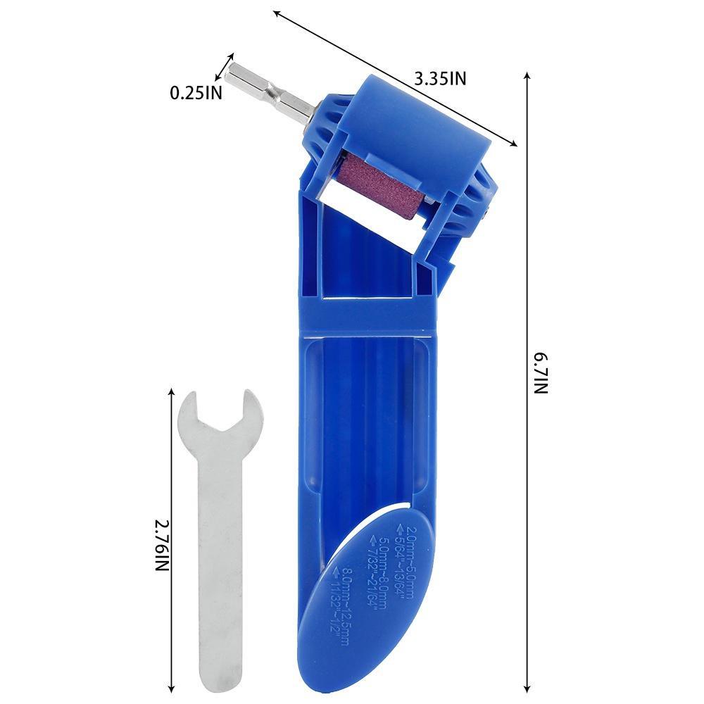 Ascuțitor Burghie Adaptor Rezistent Coadă Dreaptă Polizor Mecanic Burghie Bit de Rectificare Corindon Roată Ascuțitor de Lustruire