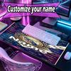Custom Name Personalized Real Madrid CF Pattern Mousepad, Laptop PC Desk Mat, Decorative Desk Mat for Home Keyboard Pad Gift