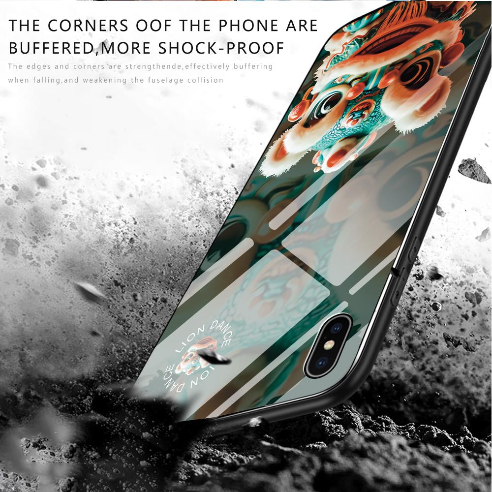 Tempered Glass Phone Case For iPhone 11 12 13 14 15 16 17 Redmi 10 12 14C Note10 Note14 Xiaomi 11Lite PocoC75 Soft Edge Shockproof Smooth Shell