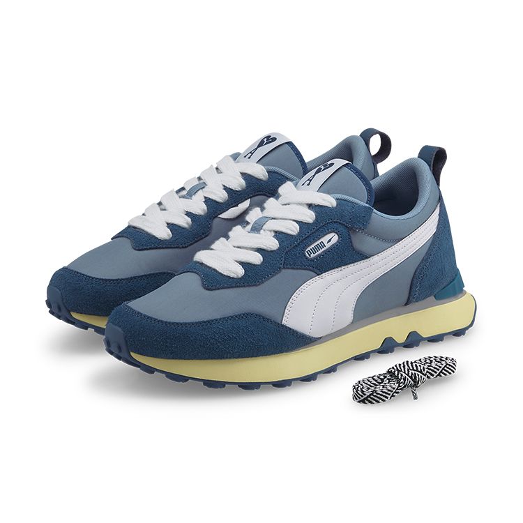AMI x Puma Rider FV Stellar Faded Denim Unisex Tenisky Modrá Biela 386668-01
