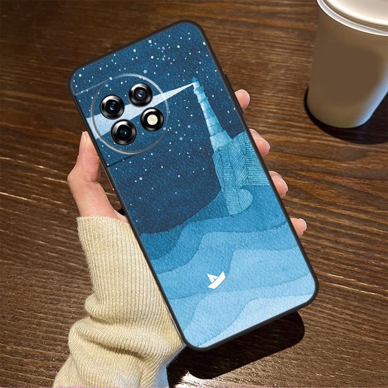 Lighthouse For OnePlus 15 13 12 11 15R 13R 12R 8T 10T 13T Case For OnePlus Nord 5 CE 2 3 4 Lite N20 N30