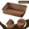 Fruit Basket Serving Tray Farmhouse Food Platter Decorative Woven Storage for Countertop