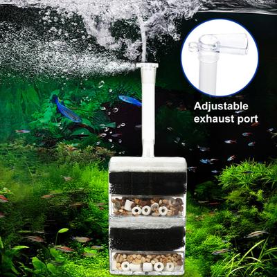 Aquarium Corner Filter Fish Tank Air Driven Sponge Filter Bio Filtration Corner Filter with Multi