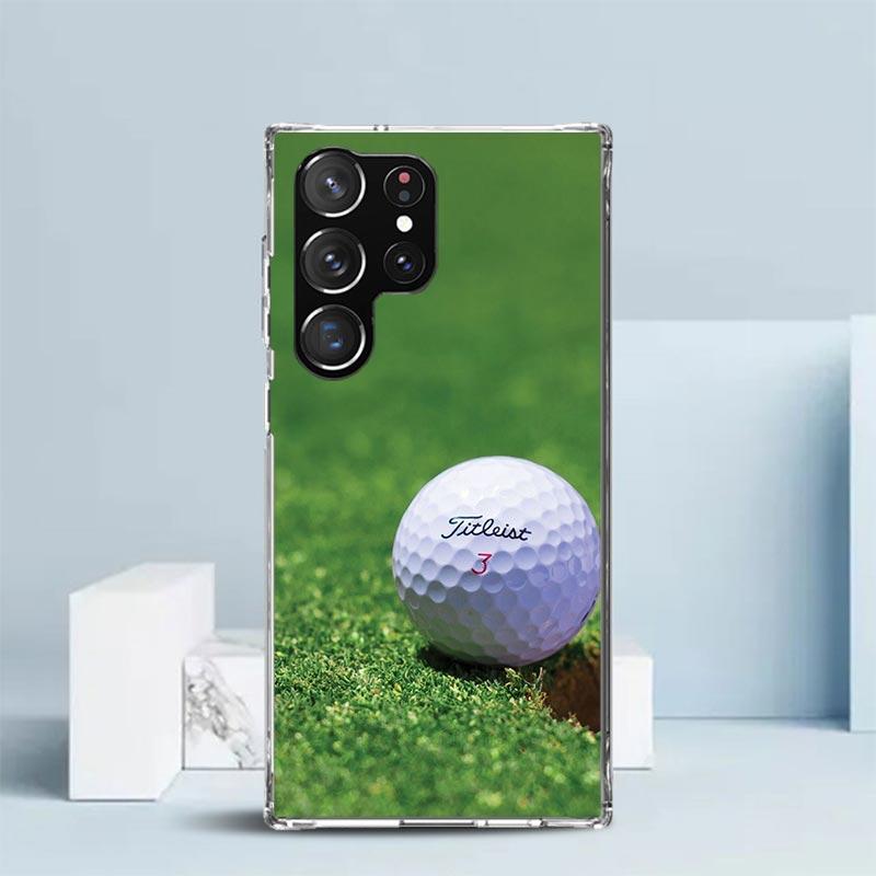 Modern Golf Sports Soft Cover for Samsung Galaxy S25 Edge S26 S24 S23 Ultra Phone Case S22 S21 Plus S20 FE Print Pattern Shell G