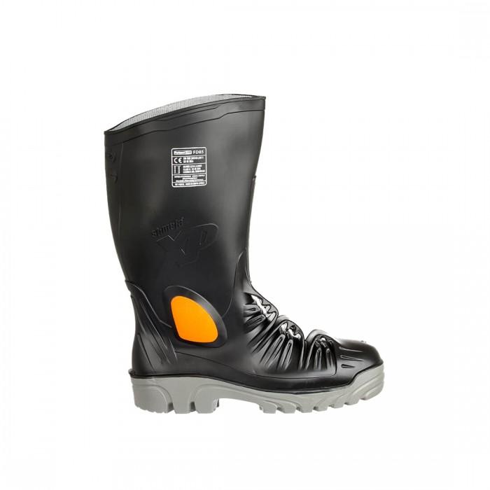 Portwest Mens Mettamax Safety Wellington Boots 4 UK noir
