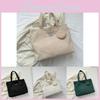 Fashionable Retro Canvas Tote Bag Medium Size With Zipper Closure For Daily Use