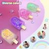 Cute Kawaii Squishy Fidget Toy Ice Cream Cube, Stress Relief Sensory Toys For Anxiety Adhd Kids Adults, Soft Tpr Desk Decor Gift