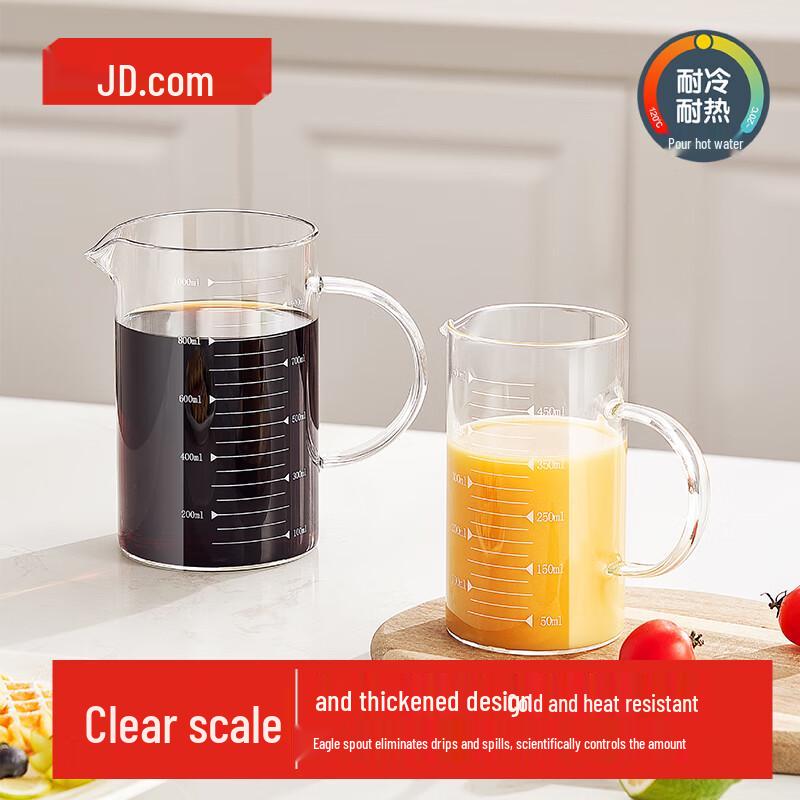 Мерный стакан из высокоборосиликатного стекла Jingdong Jingzao
