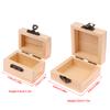 Unfinished Log Color Wooden Watch Box Diy Pine Wood Treasure Chest With Locking Clasp Hinged Lid Jewelry Storage Box